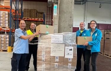 POLICOLOR AU SECOURS DES VICTIMES DE LA “DANA” À VALENCE