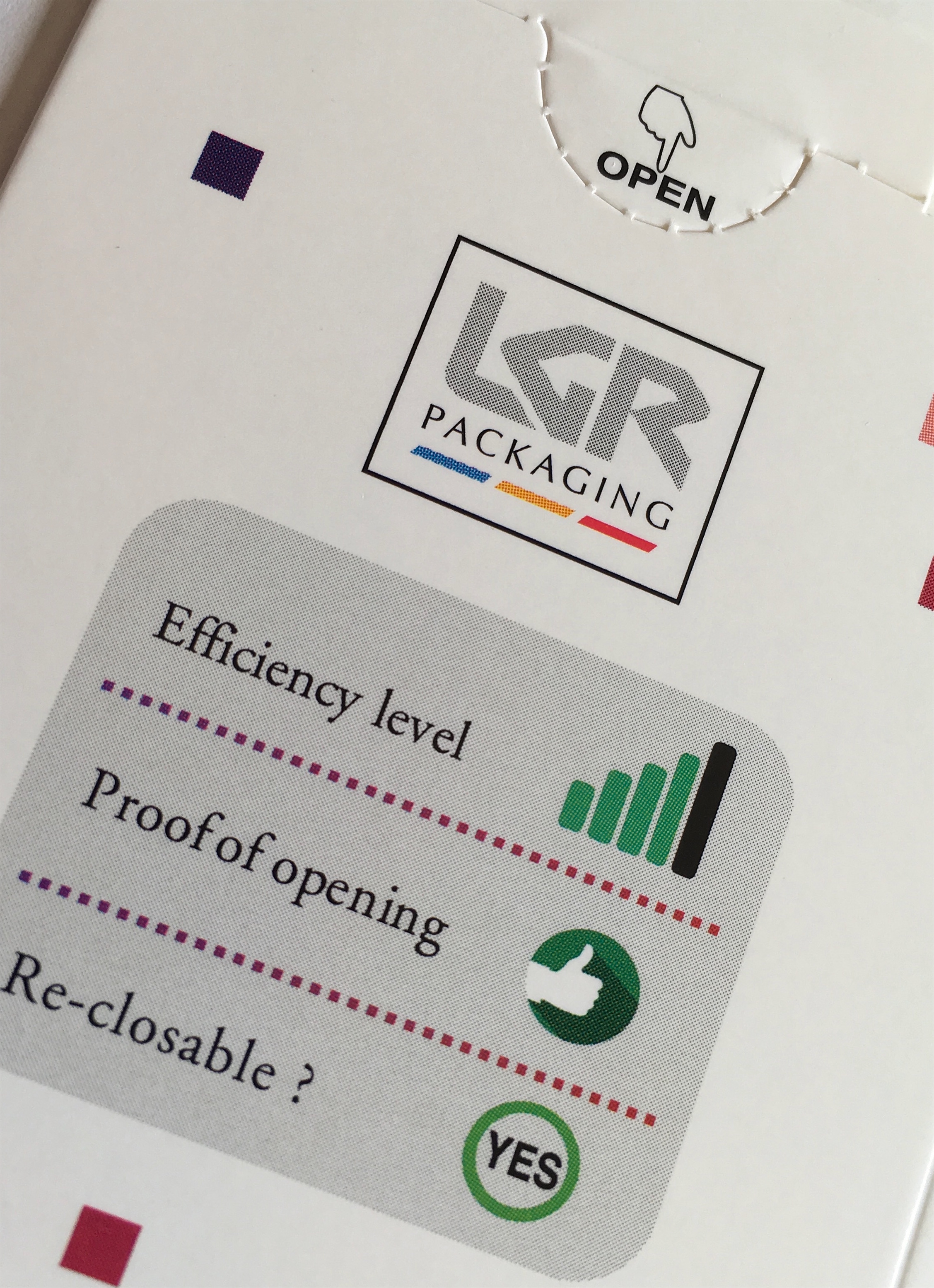 News "Tamperevident" packaging